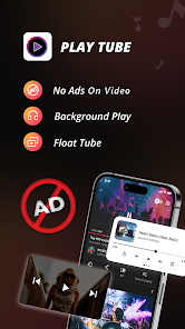 Play Tube Block Ads on Video APK اعلیٰ معیار کی ویڈیوز، موسیقی اور مکمل آزادی 1