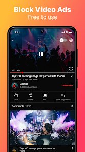 Play Tube Block Ads on Video APK اعلیٰ معیار کی ویڈیوز، موسیقی اور مکمل آزادی 2